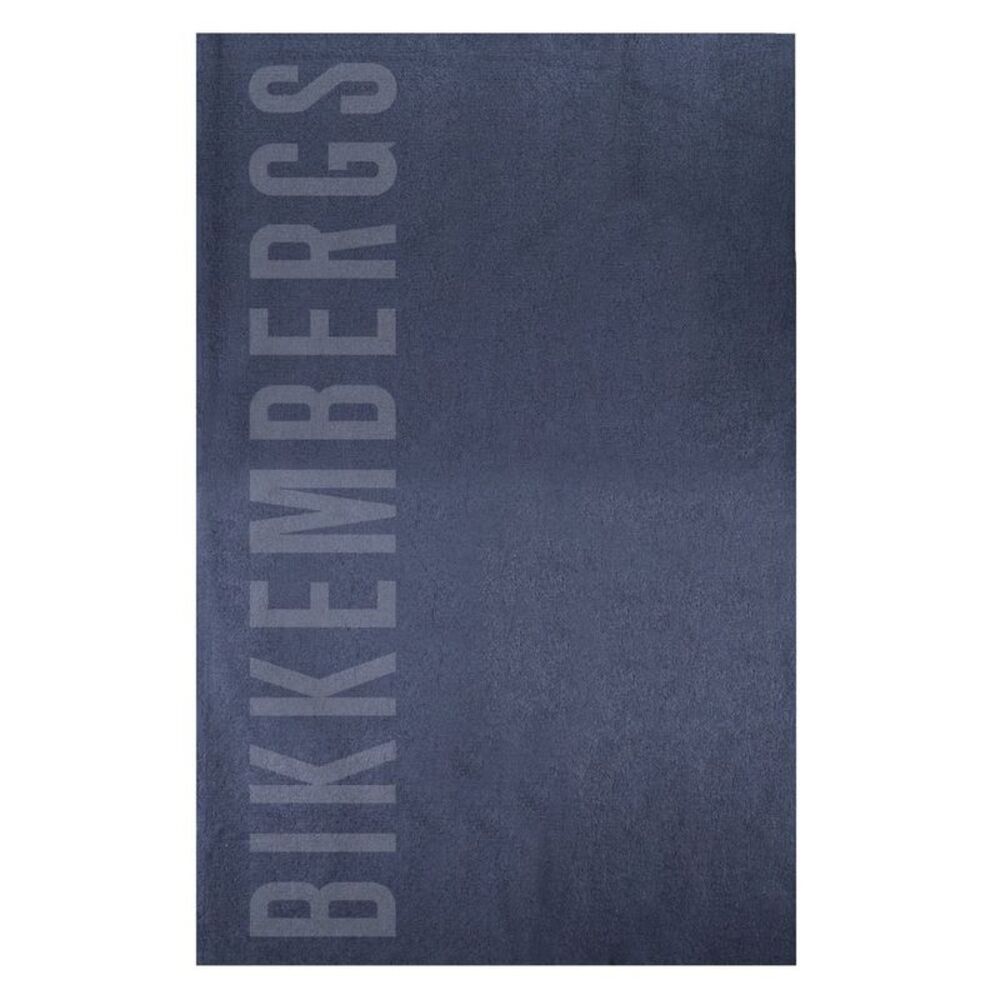 Bikkembergs Blue Cotton Men's Men's Towel